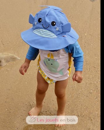 Maillot y gorra de ballena (12-24M) EFK-122-010-027 Zoocchini 3