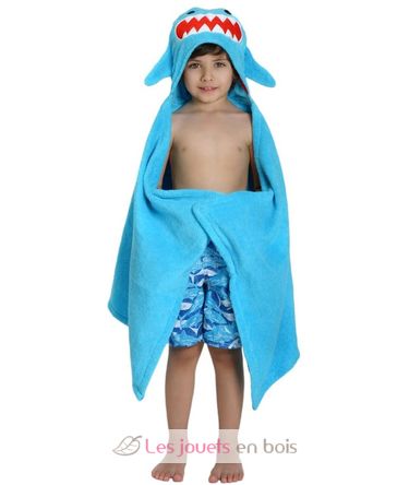Toalla para niños - Sherman le requin ZOO-122-001-009 Zoocchini 1